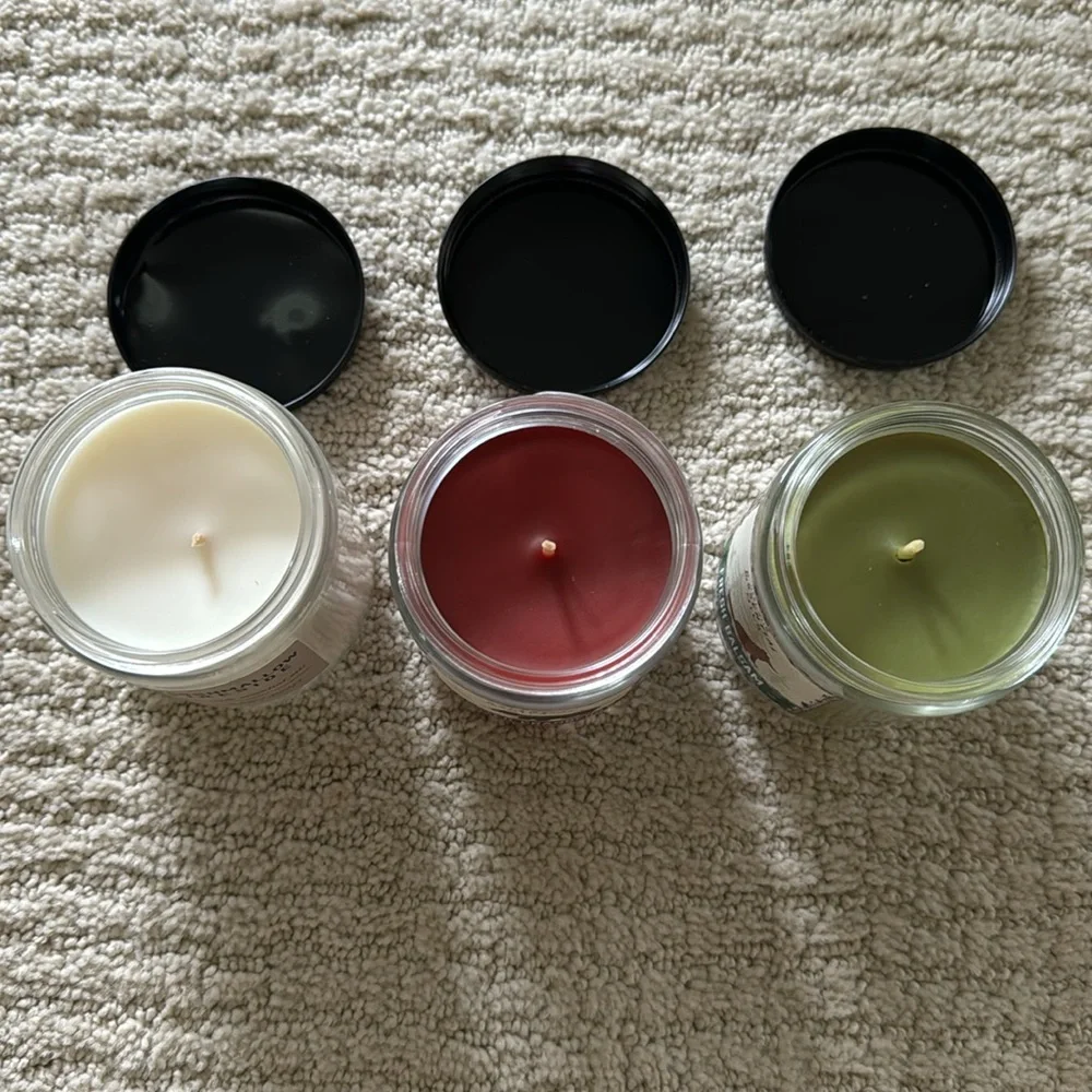 Bath & Body Works Christmas Candle Trio Set of 3 Candles - Picture 3 of 7